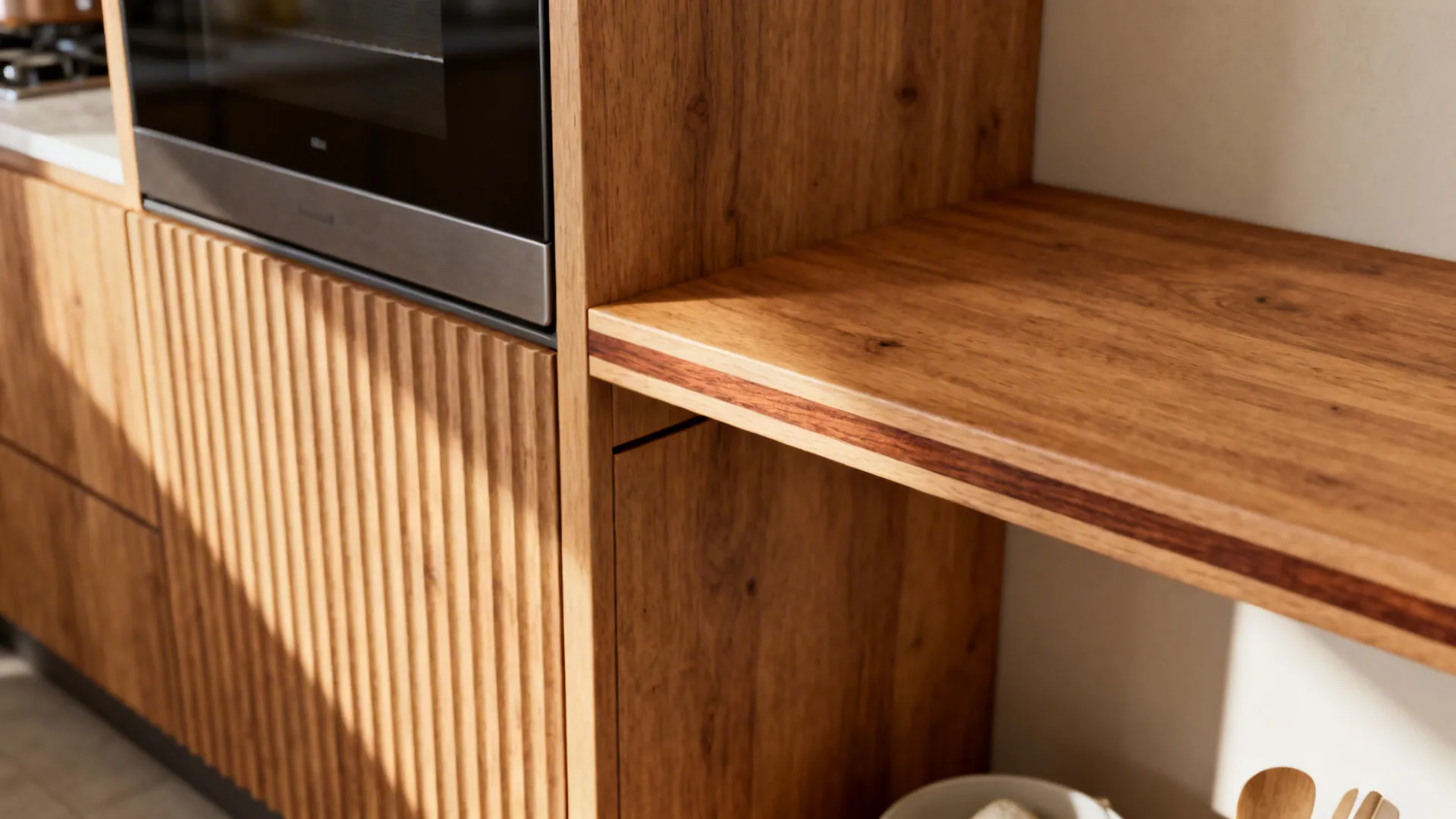 Warmth with Wood Accents (Without Overpowering Small Spaces)