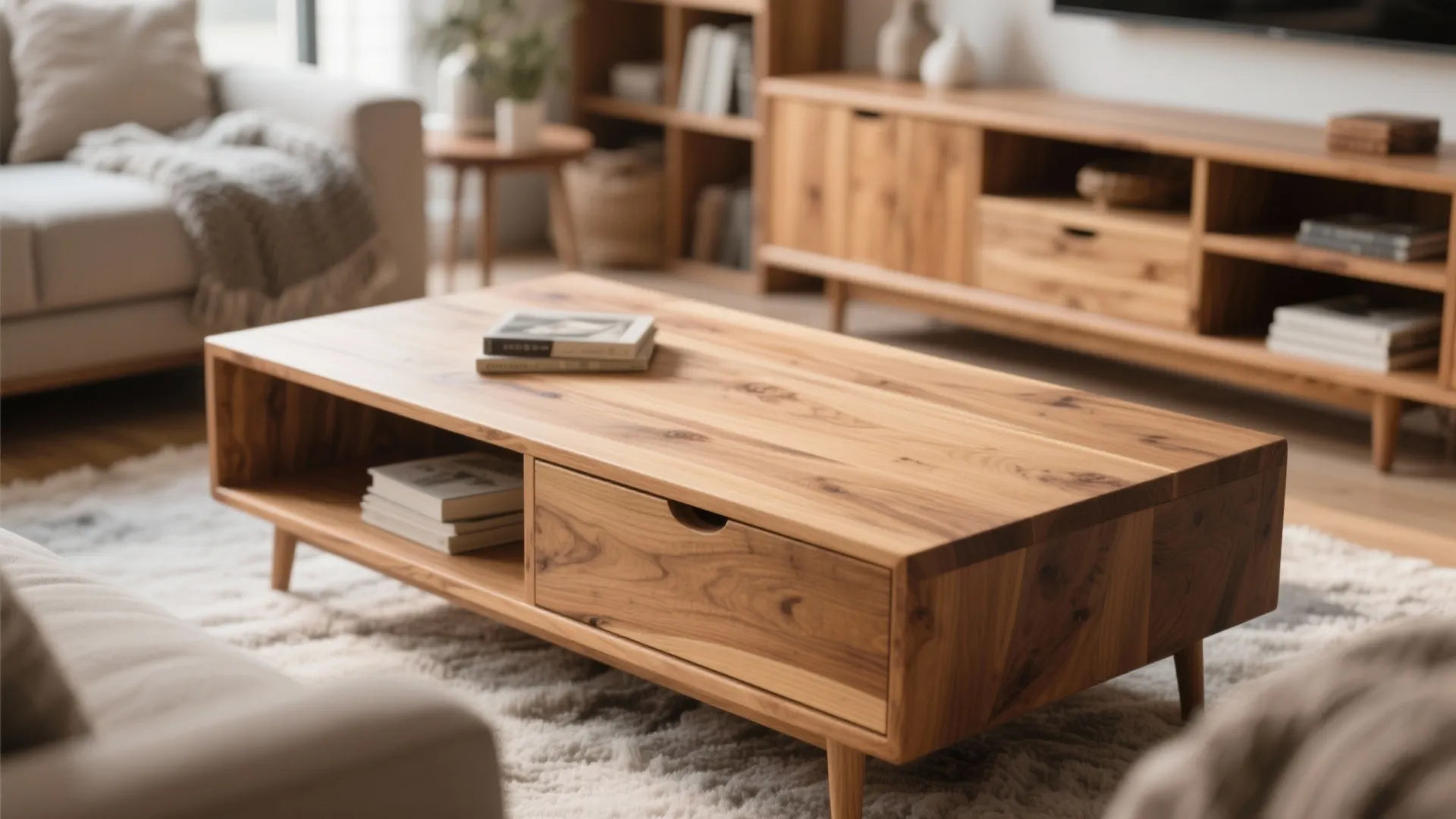 3. Wood Accents for Instant Warmth