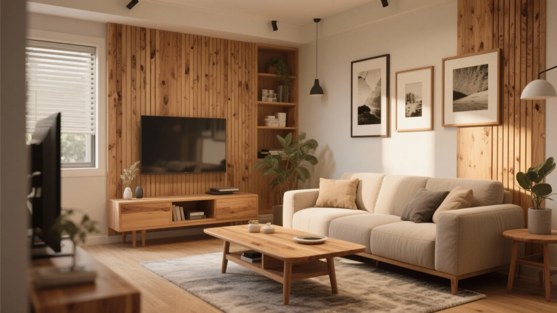 Wood Accents for Warmth