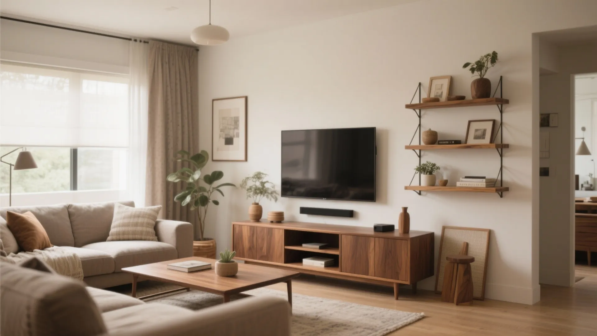 Wood Accents for Warmth