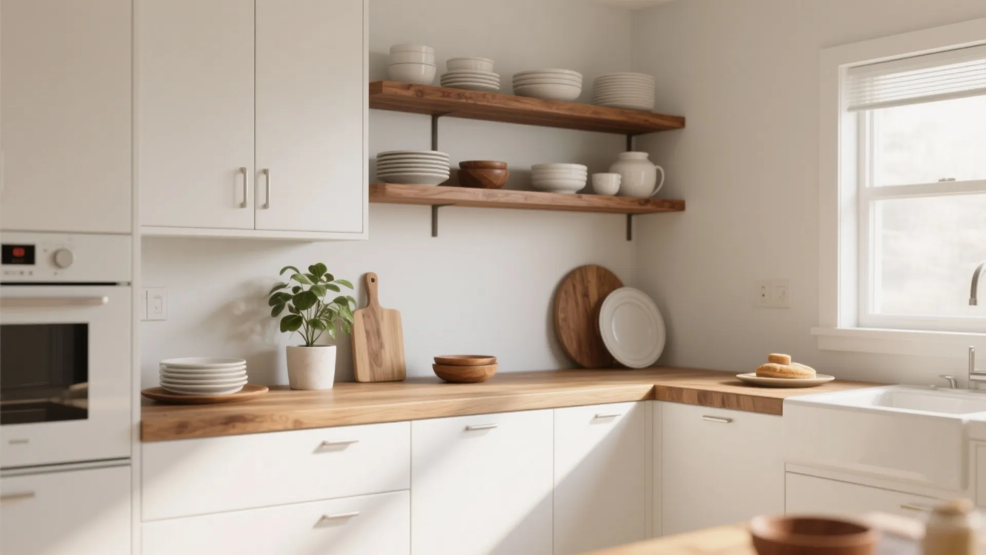 Warmth with wood accents