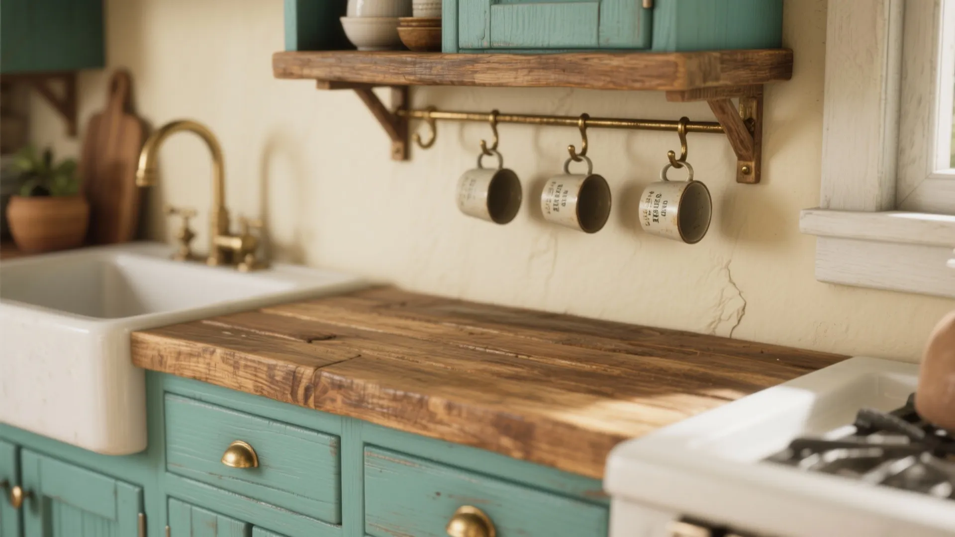 Wood Accents Bring Warmth to Retro Kitchens