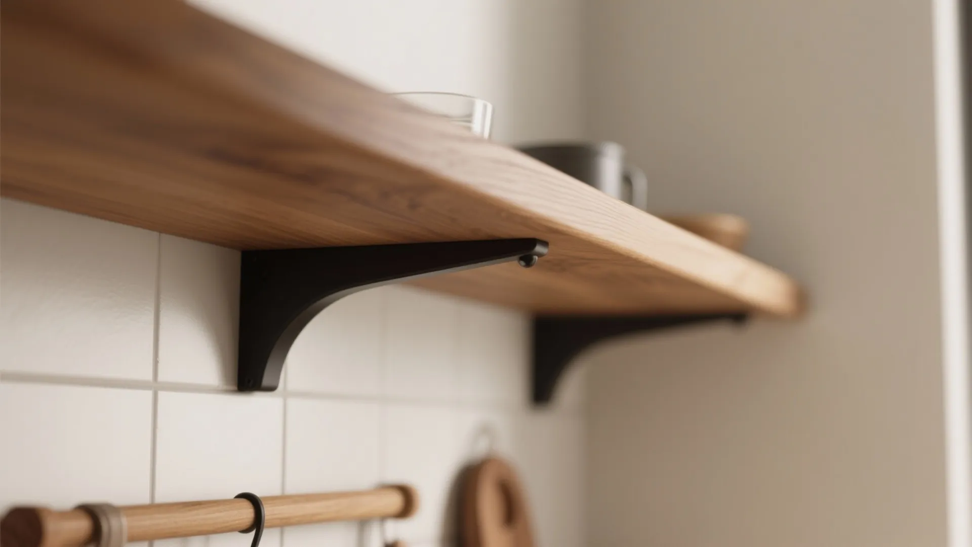 Warm wood accents for soul and softness