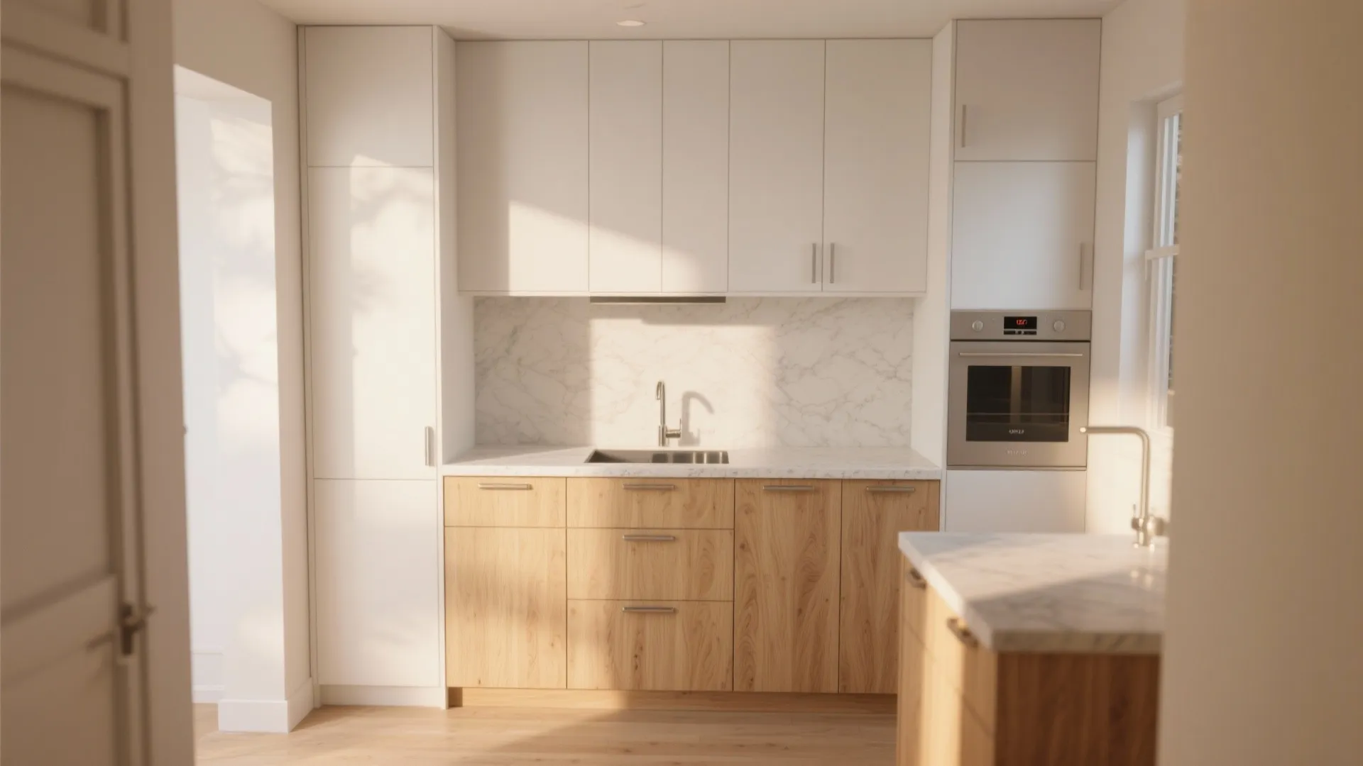 Warmth From Wood Accents, Minus the Bulk