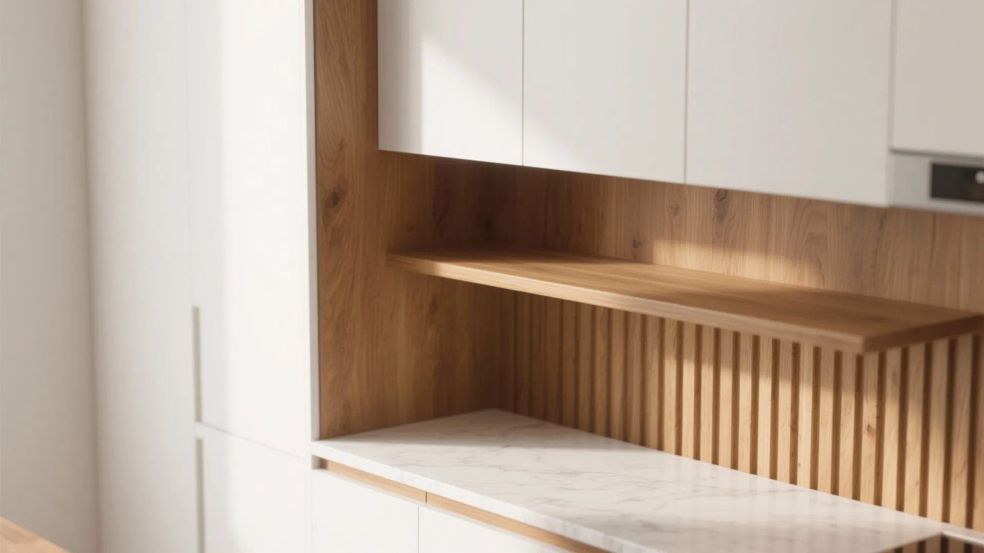 Warm Wood Accents for Balance