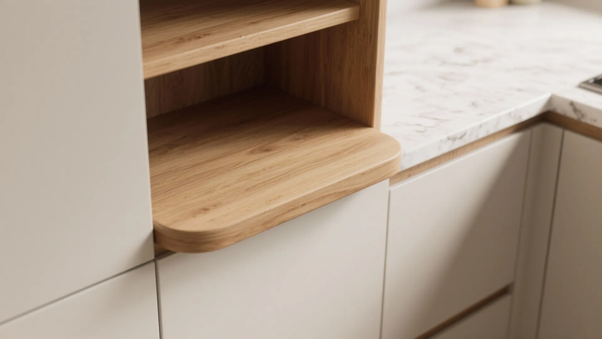 Warmth of Natural Wood Accents