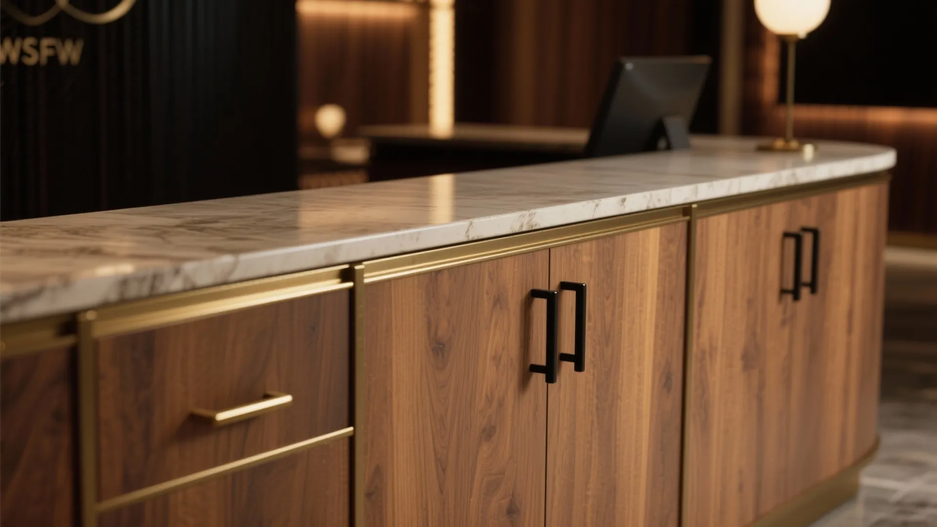 1. Timeless wood tones with modern accents