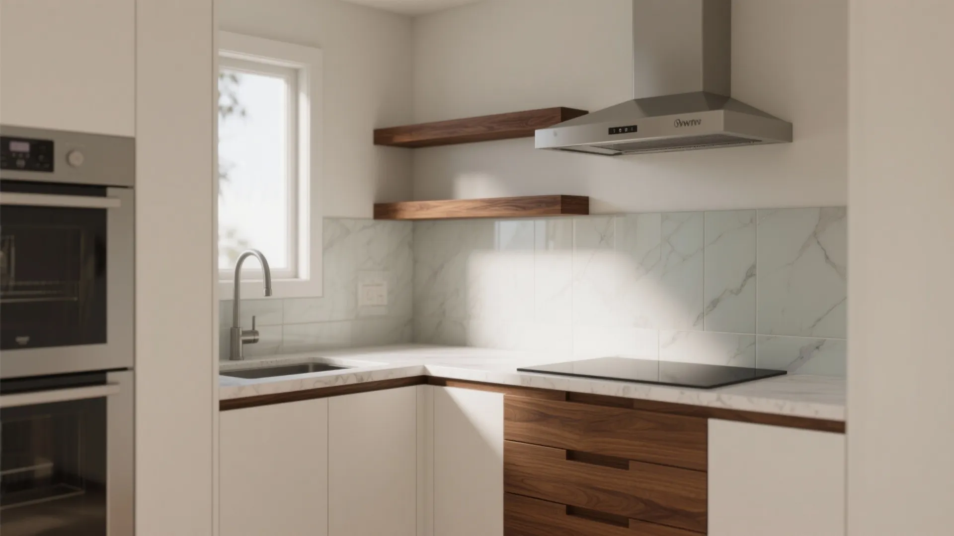 Warmth From Wood Accents, Without Clutter