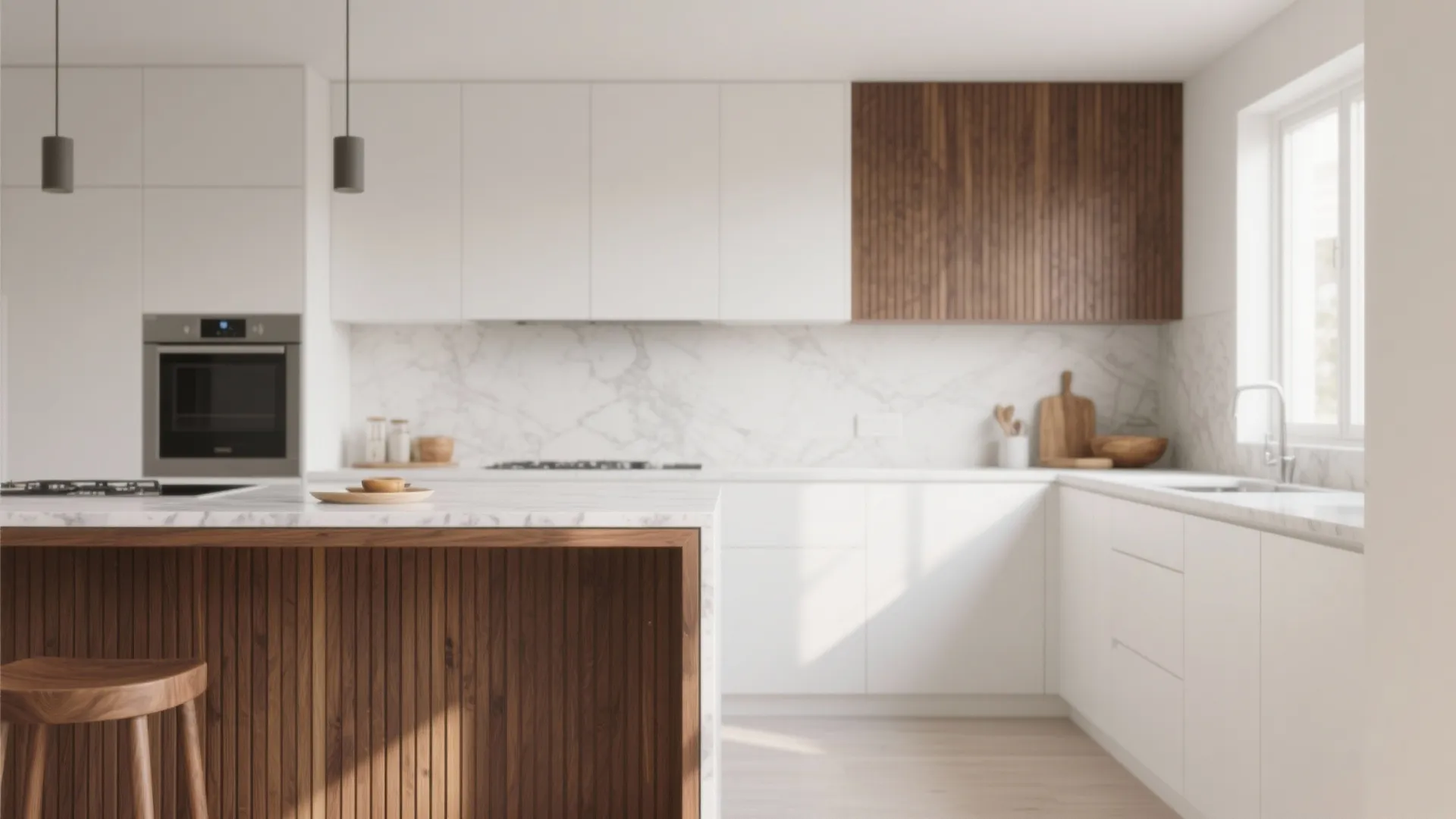 Warmth with Wood Accents