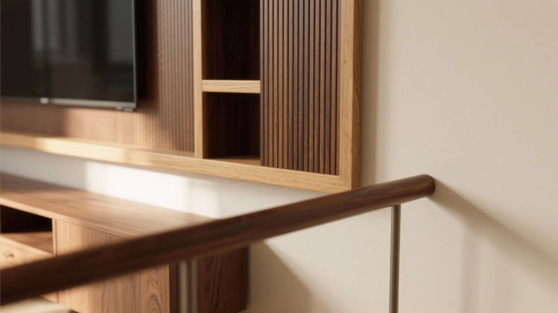 Warm wood accents without the fuss