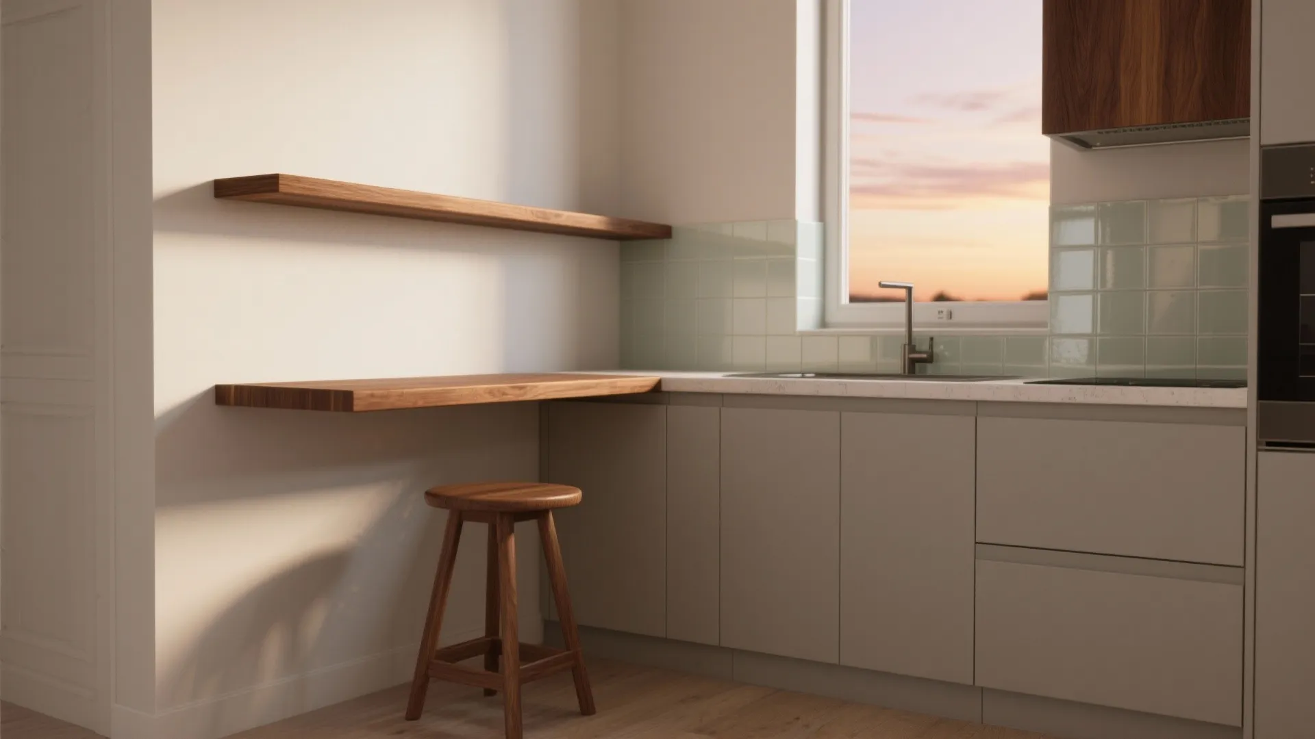 Warmth with Wood Accents