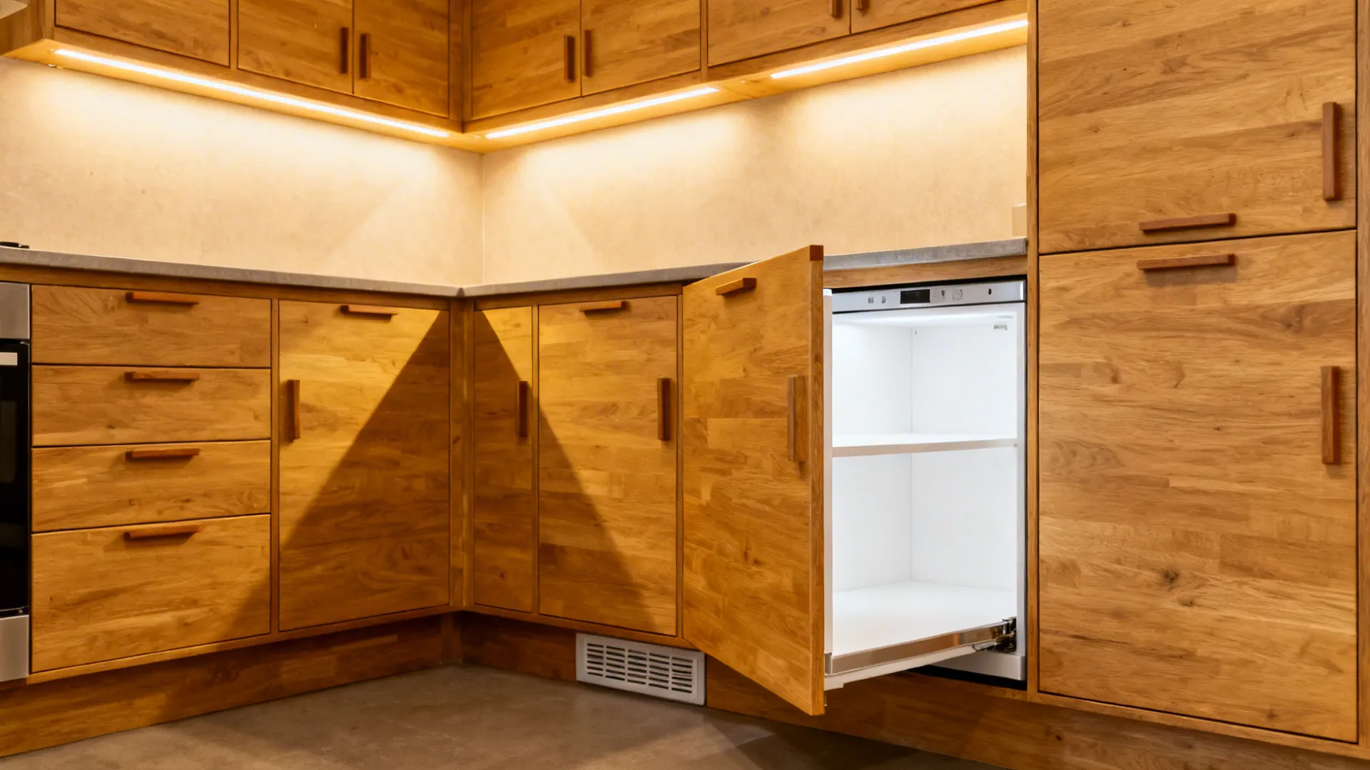 Warm Wood Accents with Durable Interiors