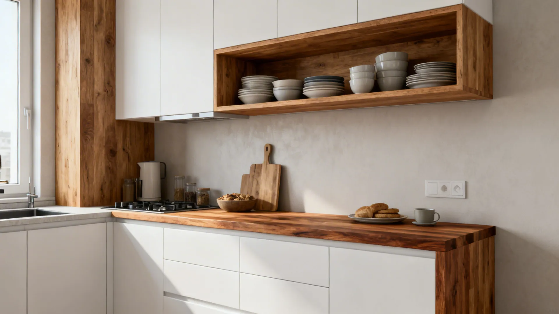 Warmth Through Wood Accents