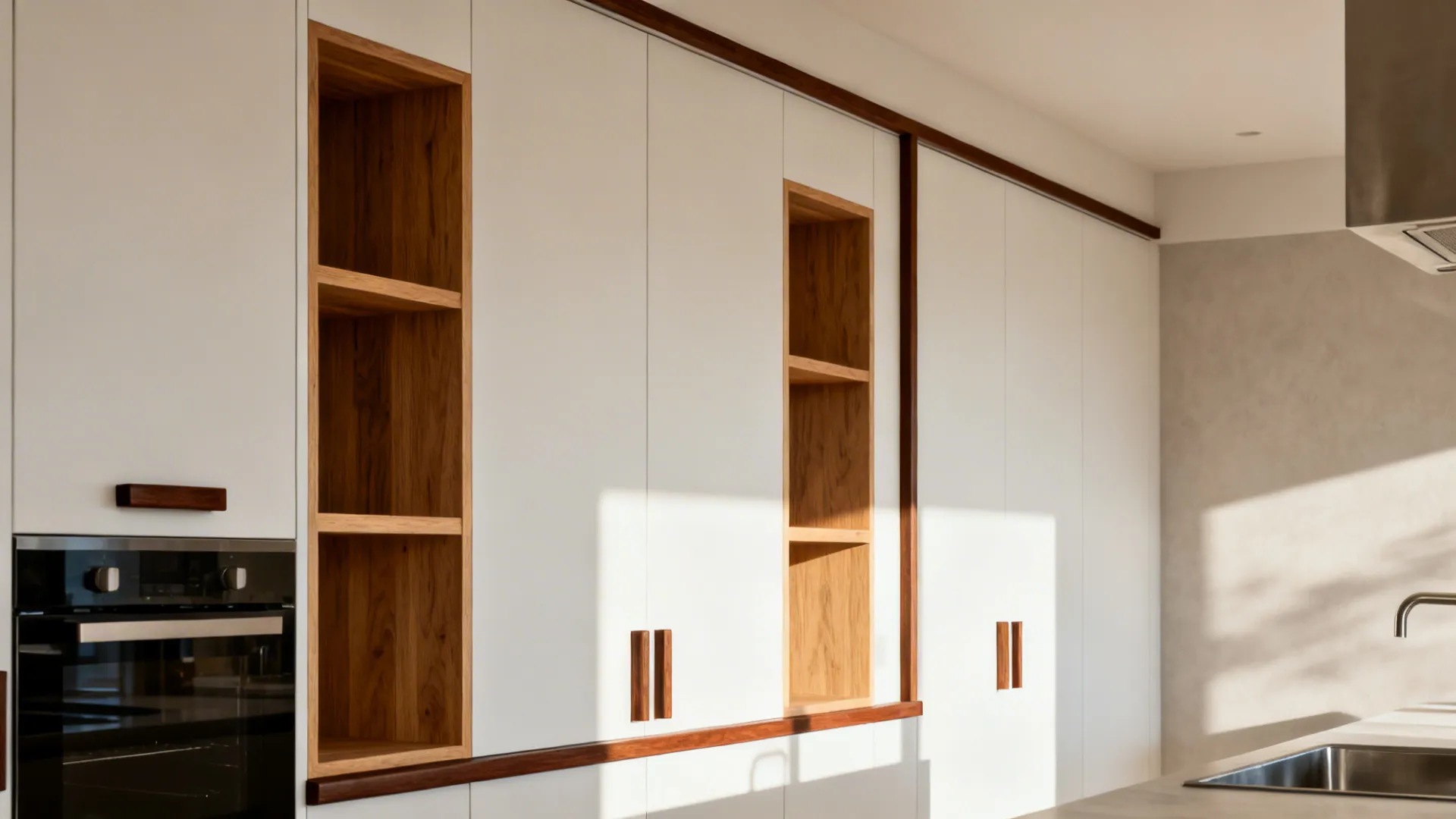 Warmth with Wood Accents, Not Overwhelm