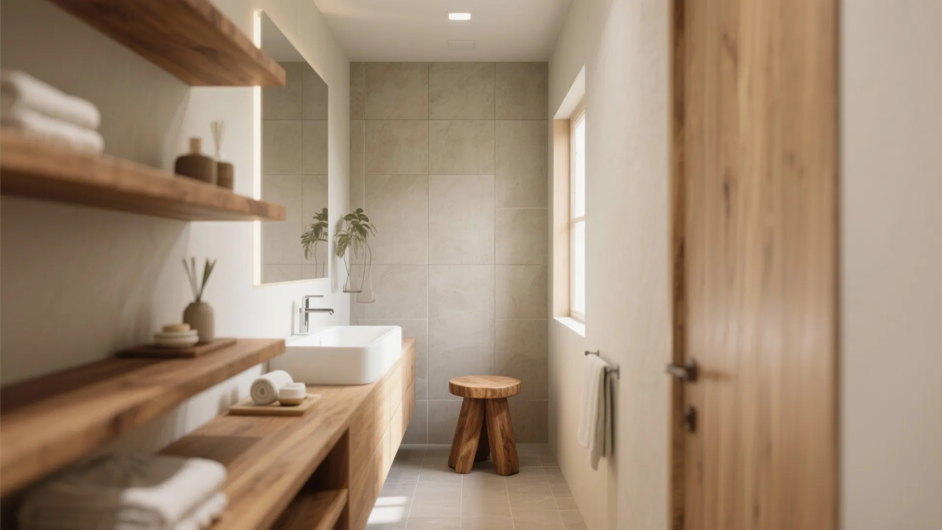 8. Warm Up with Wood Accents