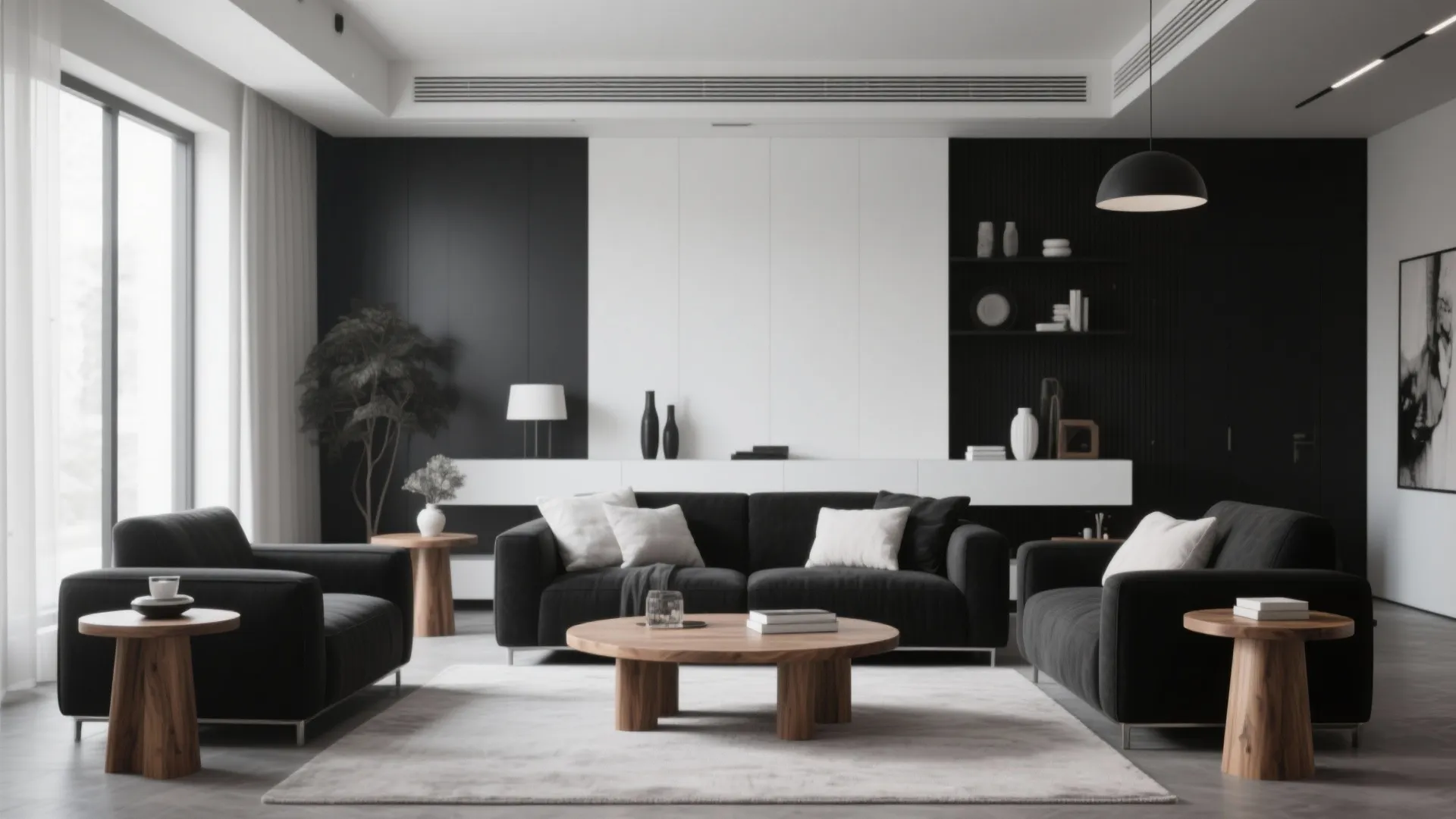 9. Subtle Wooden Accents