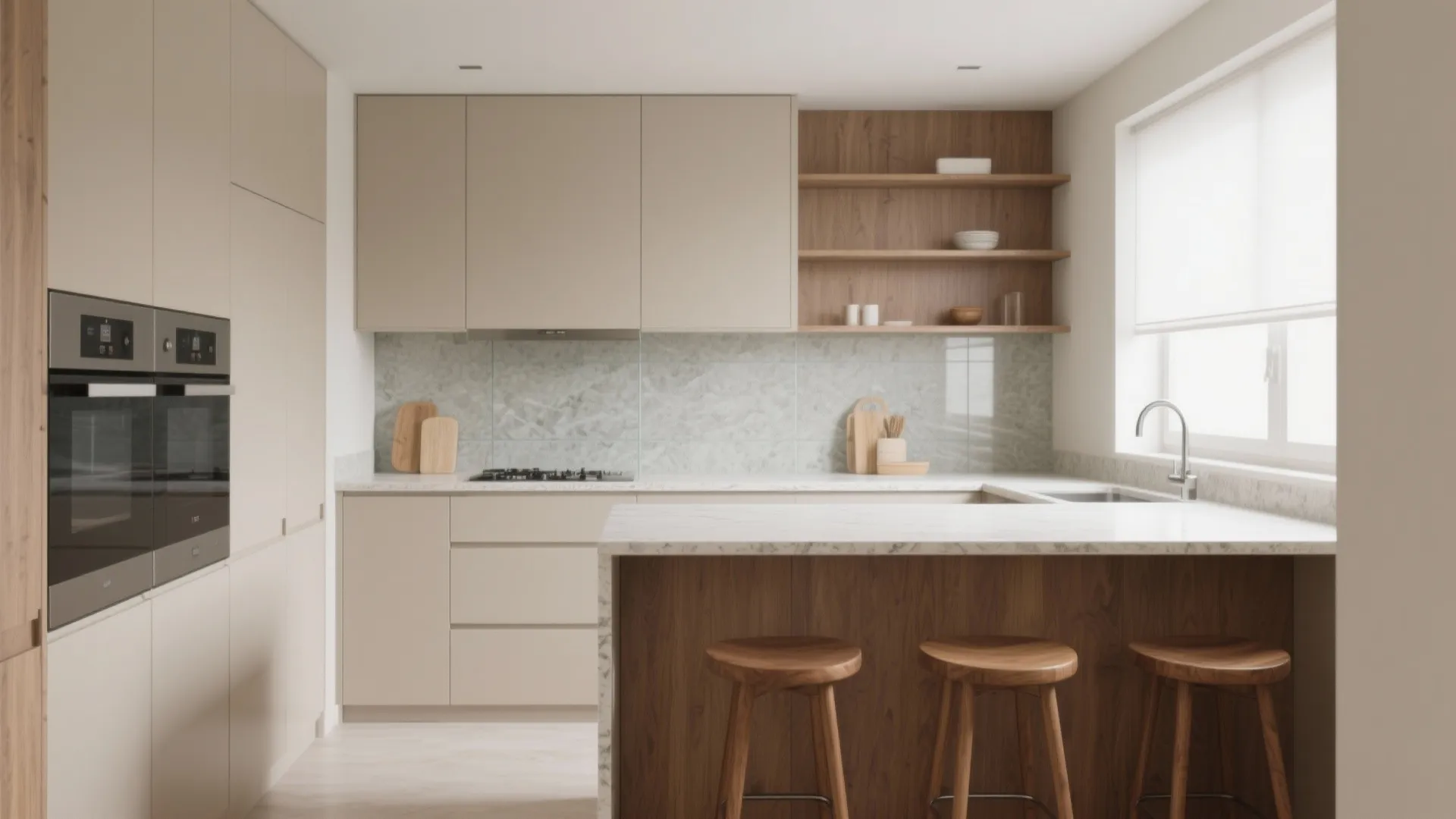 Warmth with Wood Accents