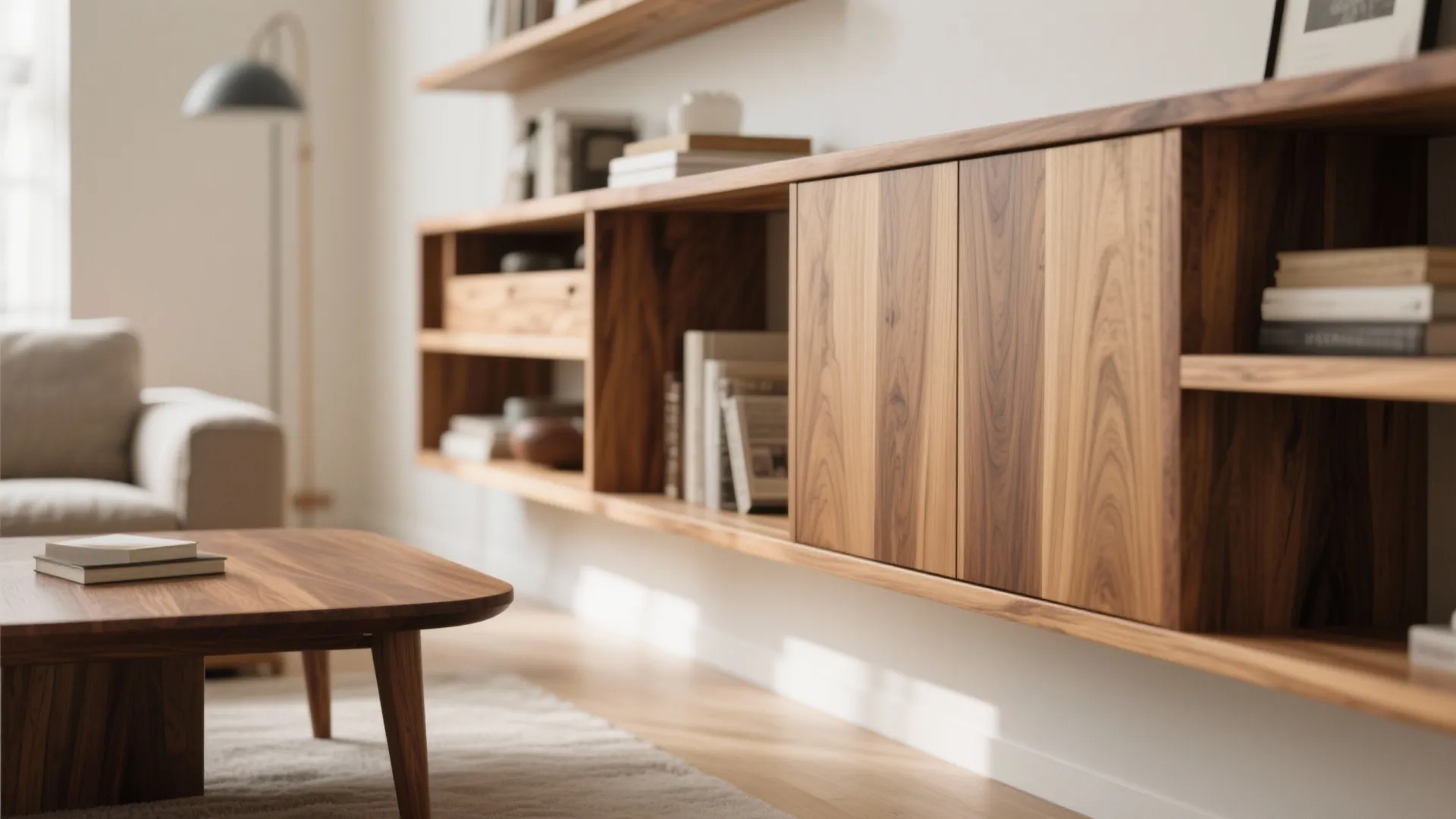 4. Warmth Through Wood Accents