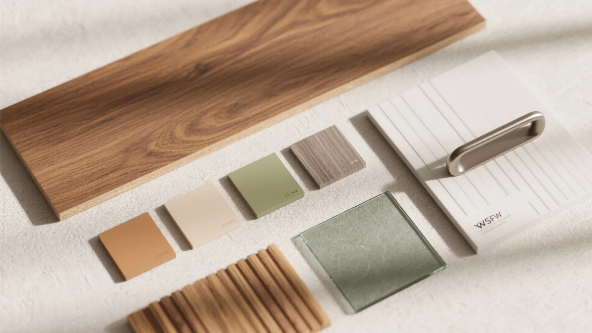 Warmth of natural wood accents across rooms