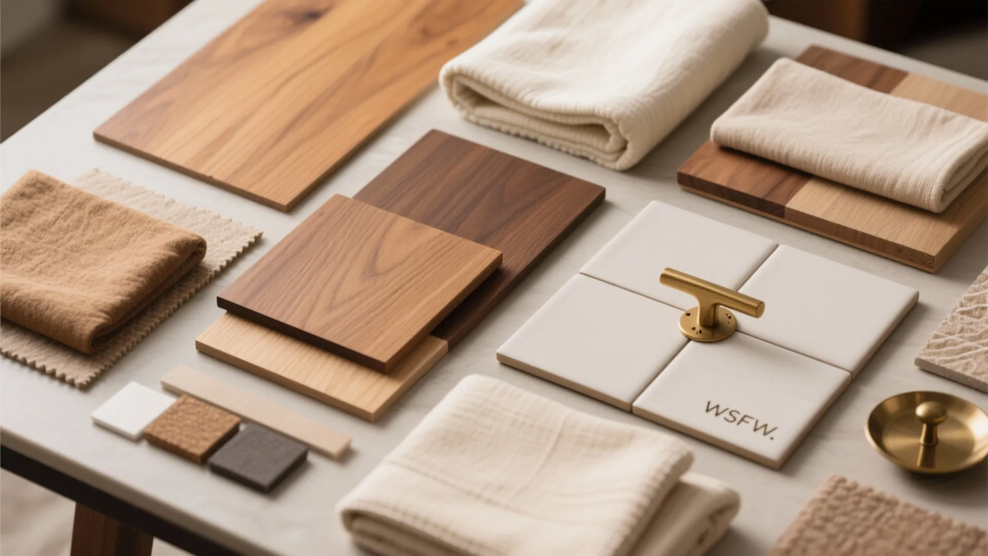 4. Warmth from Wood Accents