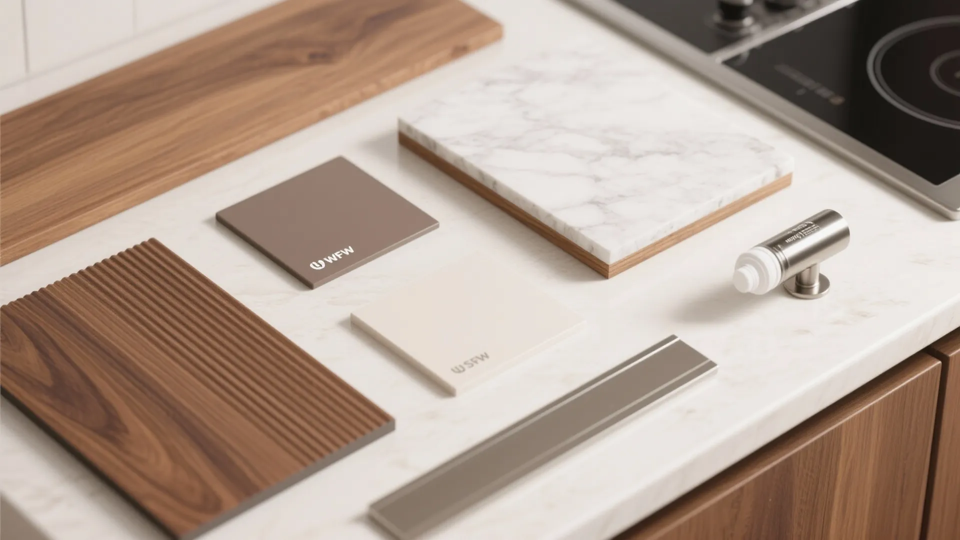 Warm Wood Accents Without the Bulk