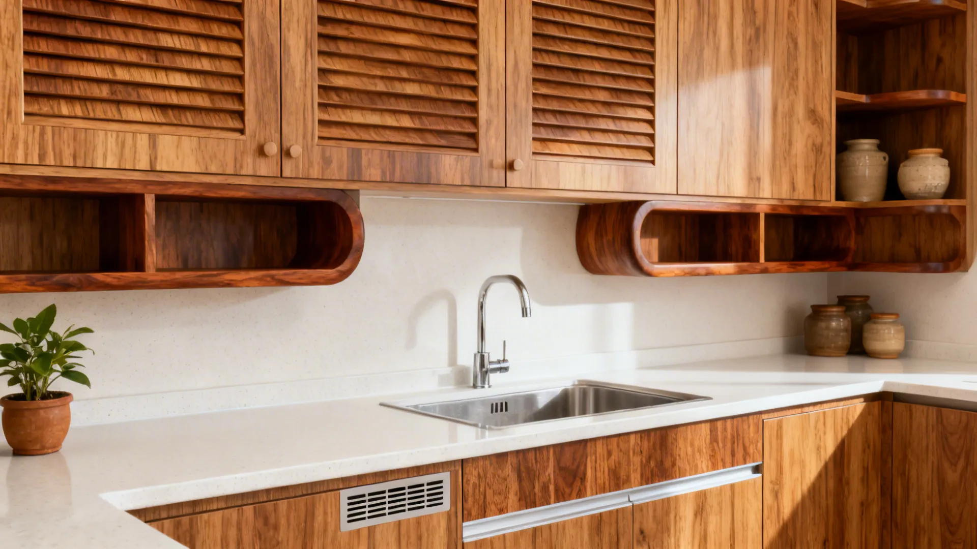 Warmth with wood accents (and Kerala humidity in mind)