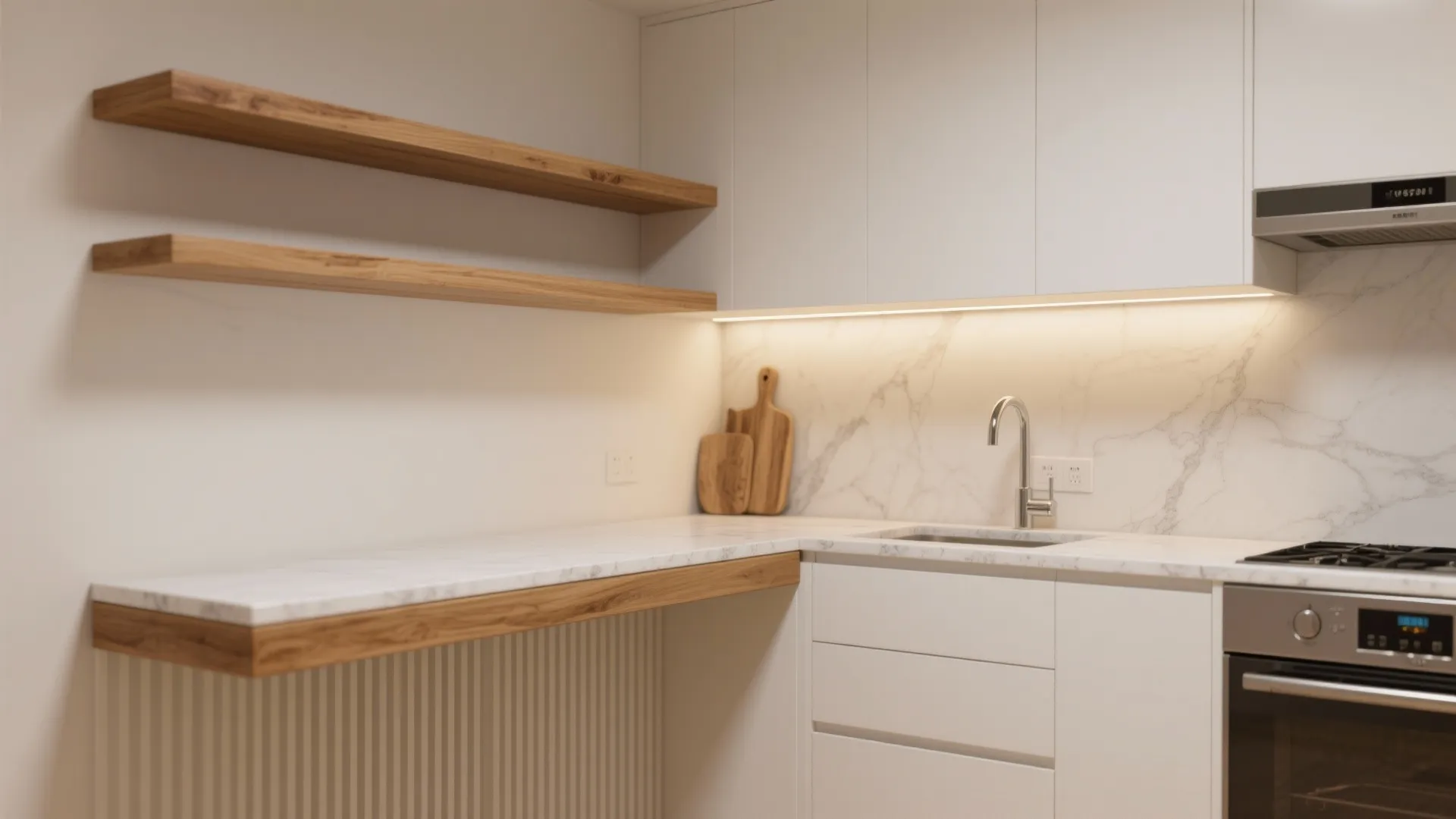 Warmth and Texture with Wood Accents