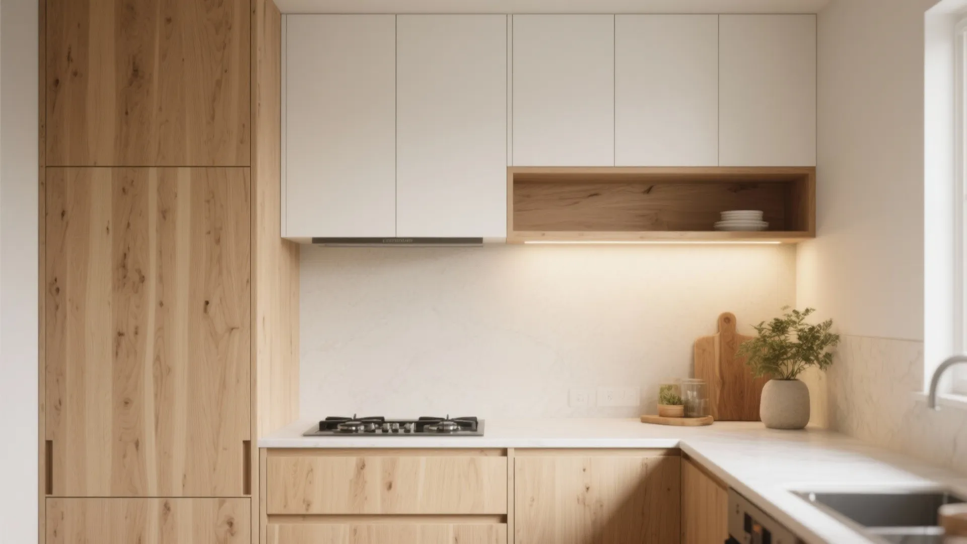 Warmth with Wood Accents