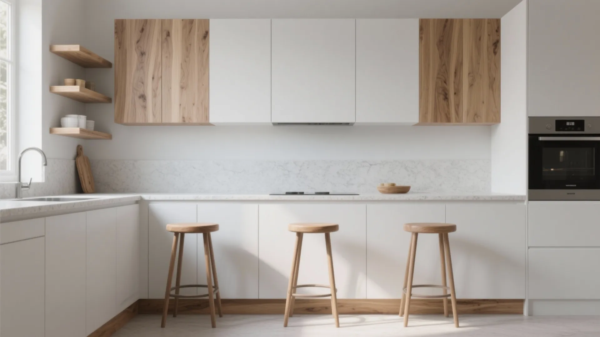 Warm Wood Accents, Not a Wood Overload