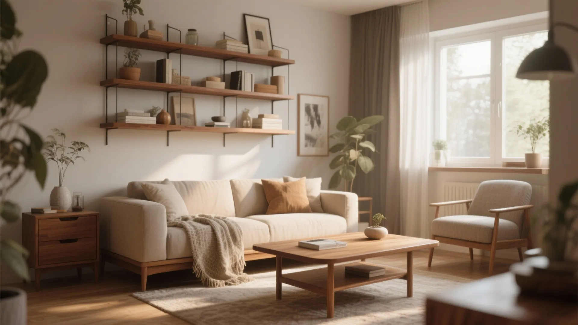 Wood Accents for Warmth