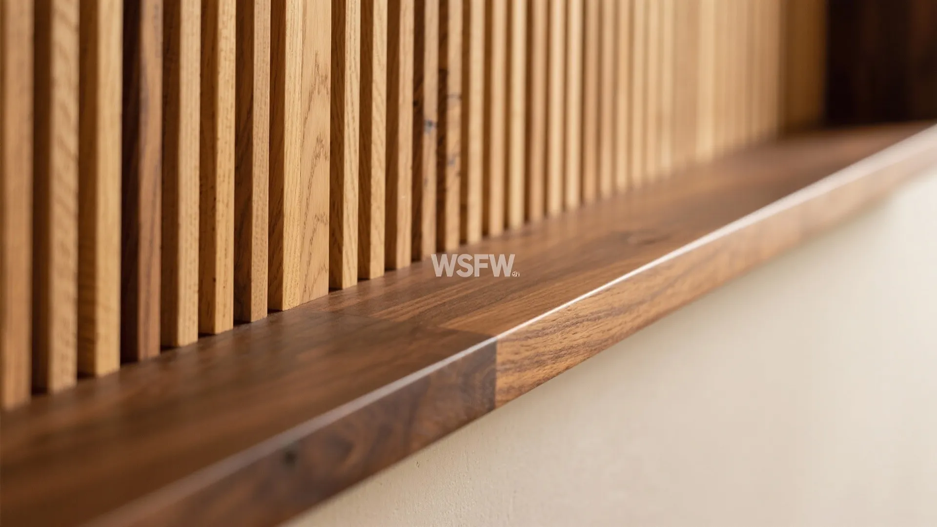 Warm wood accents for a welcoming mood