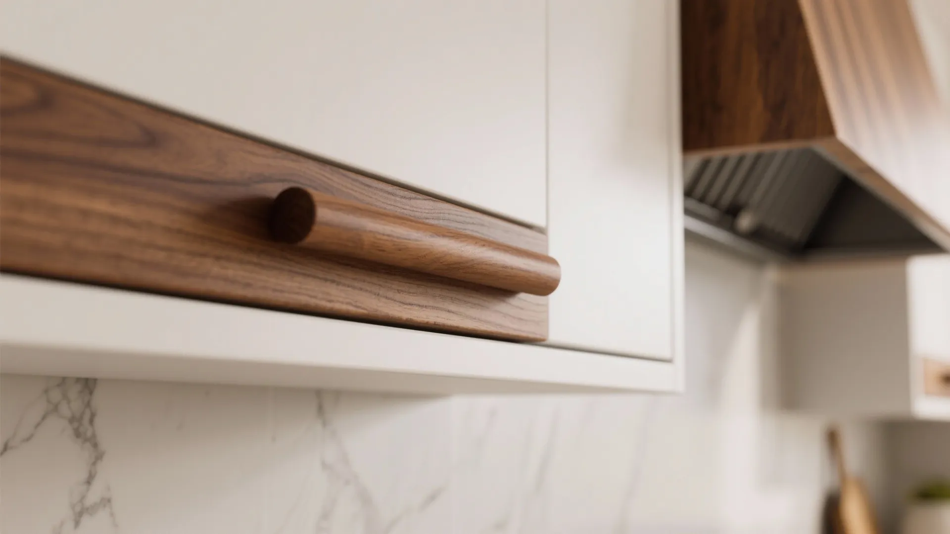 Wood accents that warm without weighing down