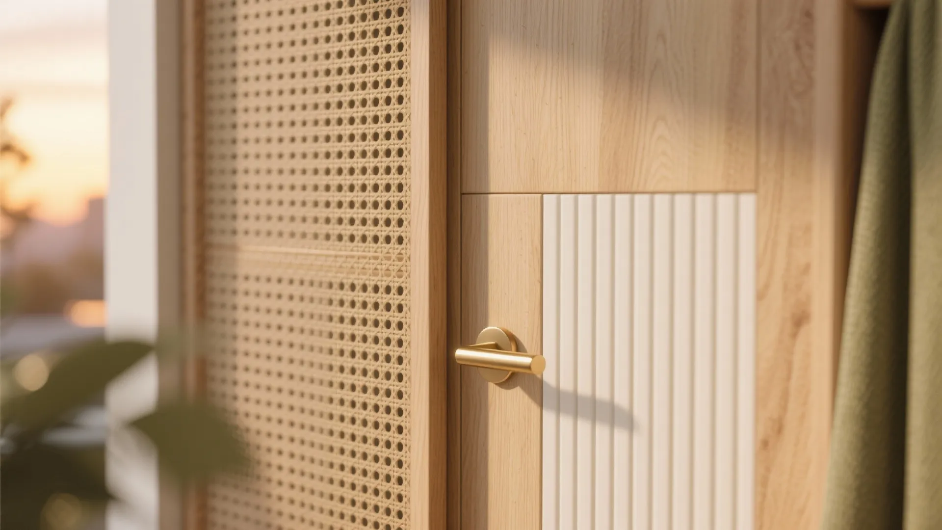 Warm Wood Accents Without the Bulk