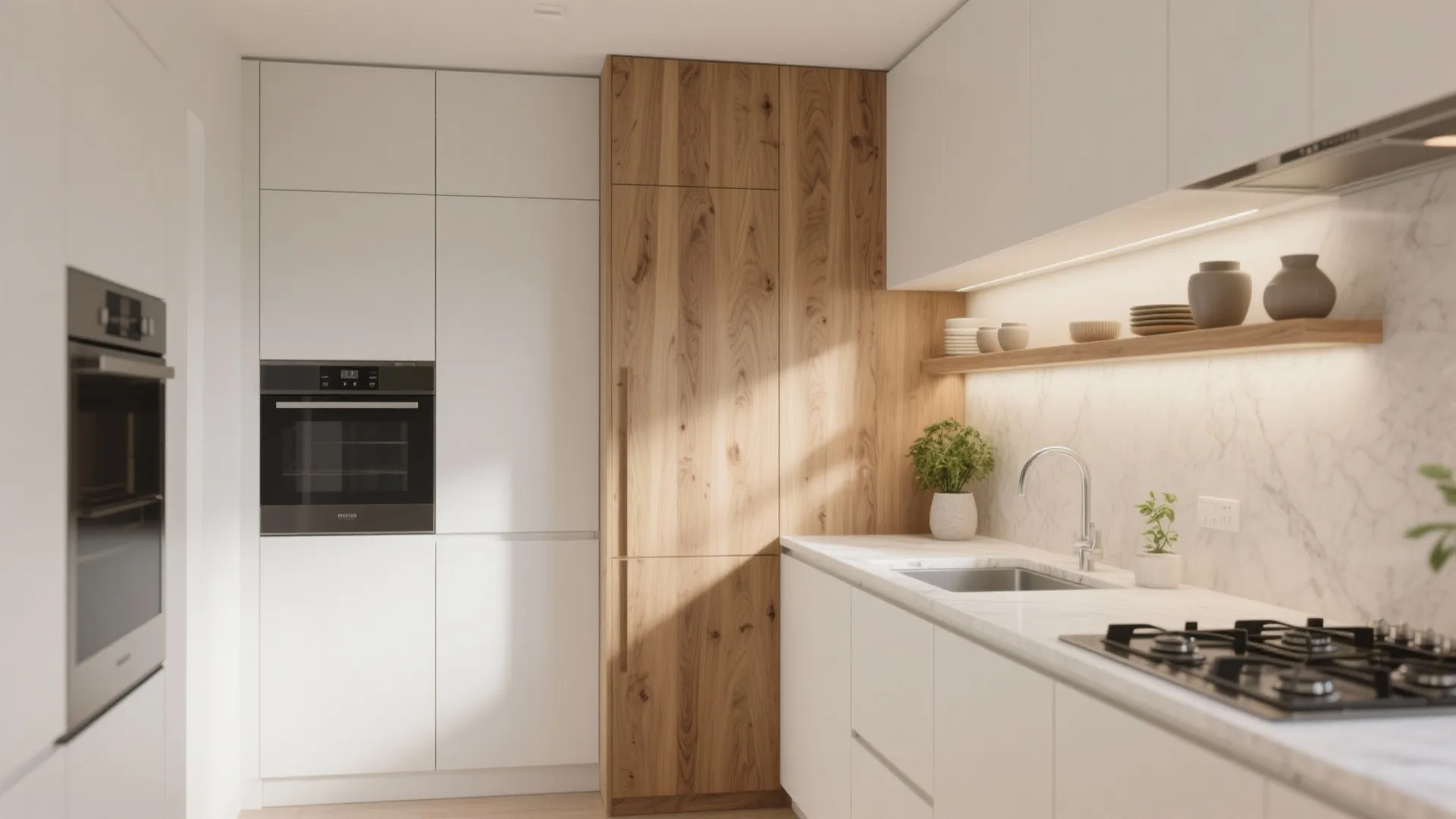 Warmth with wood accents (without the fuss)