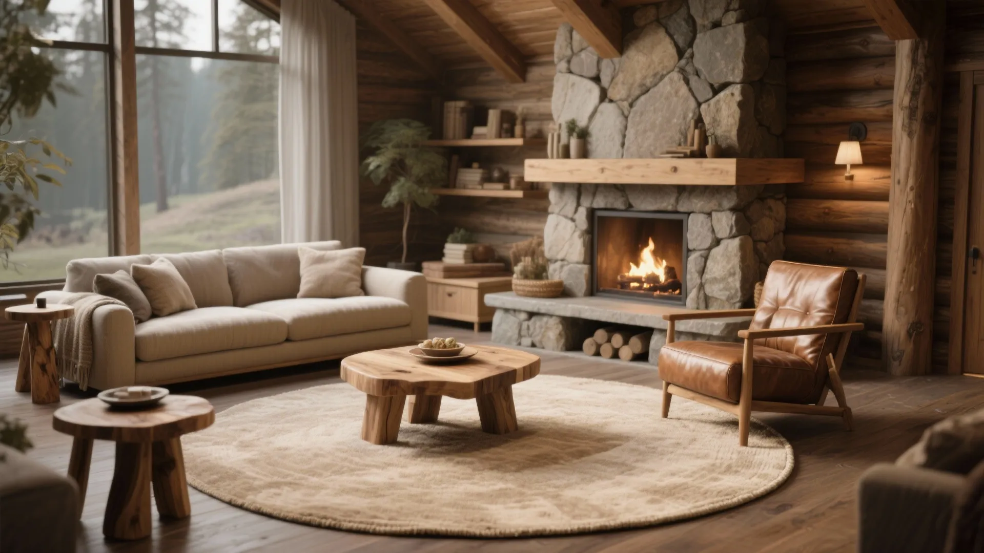 8. Paired with Wood Accents