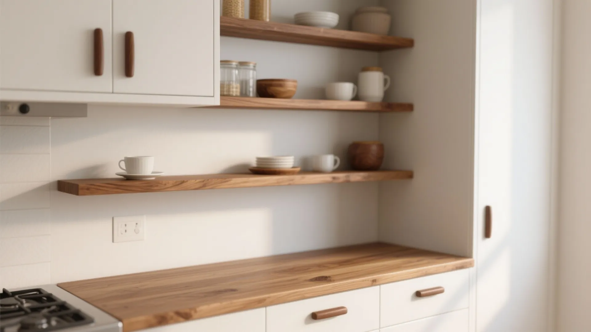 1. Layer with Warm Wood Accents