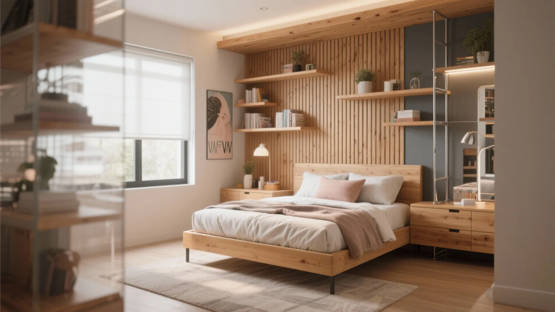 Wood Accents for Warmth