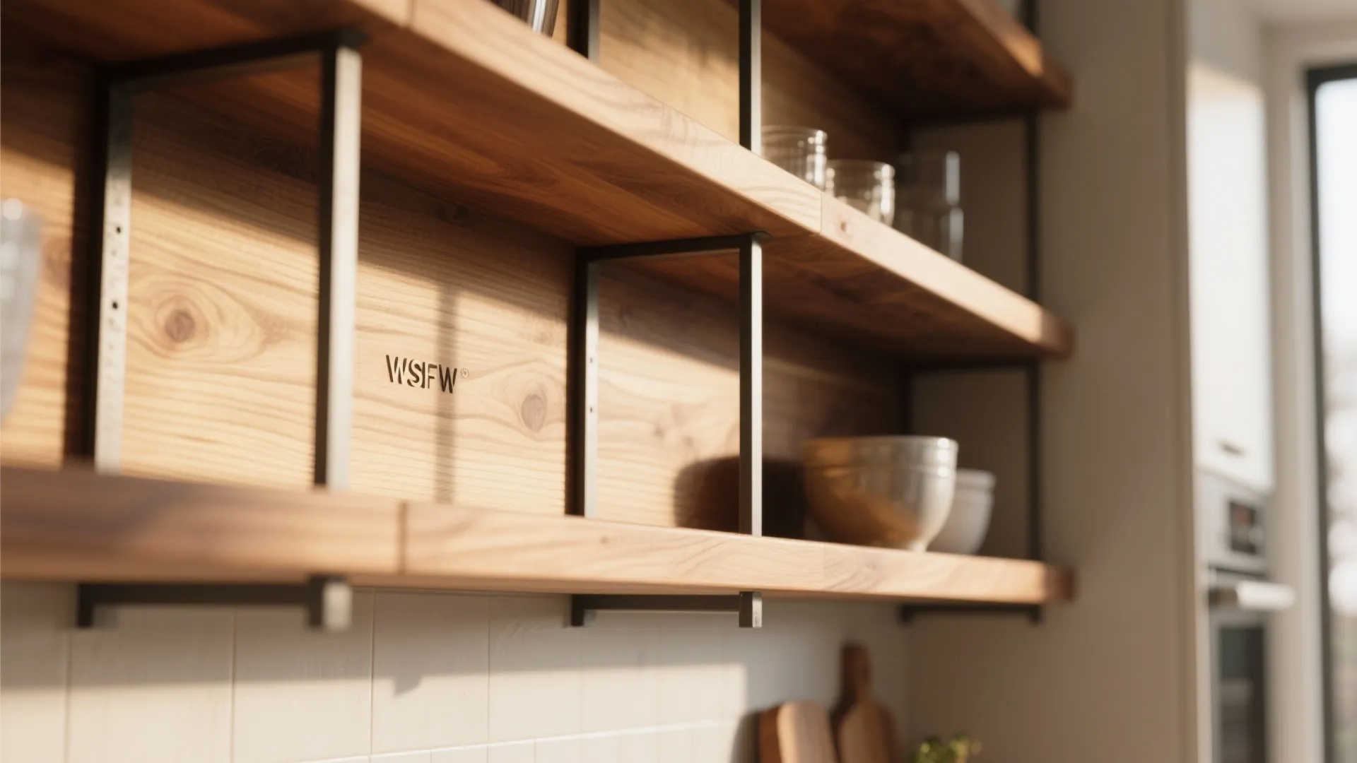 Wood Accents for Warm Atmosphere