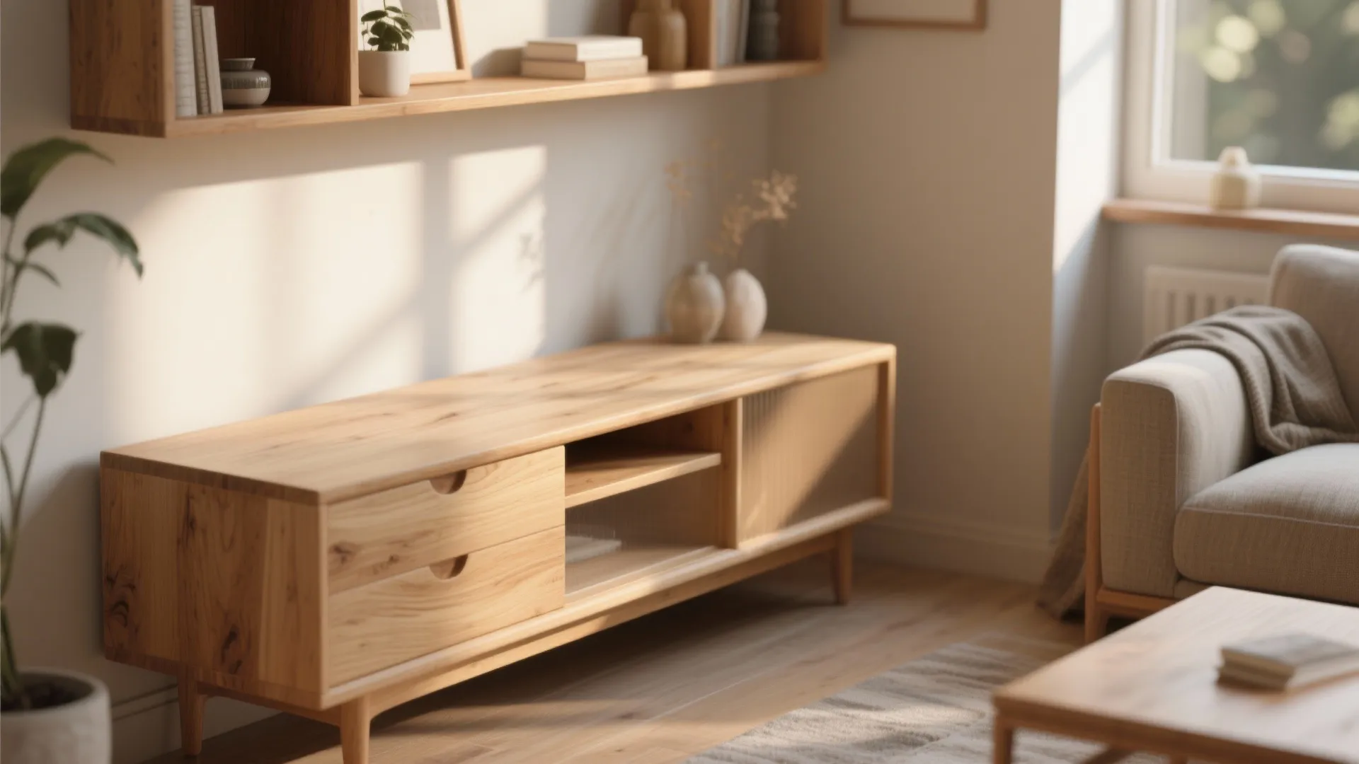 Wood Accents for Warmth