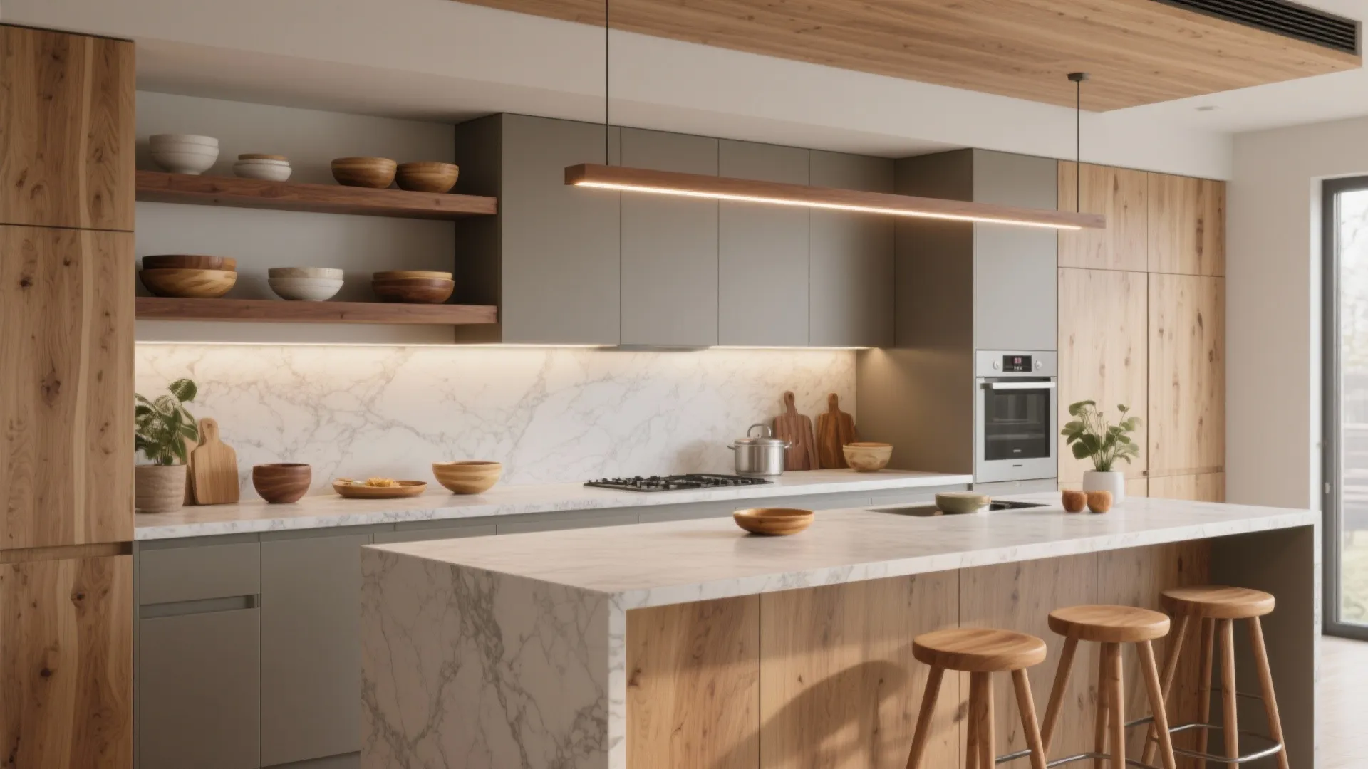 Warmth with Wood Accents