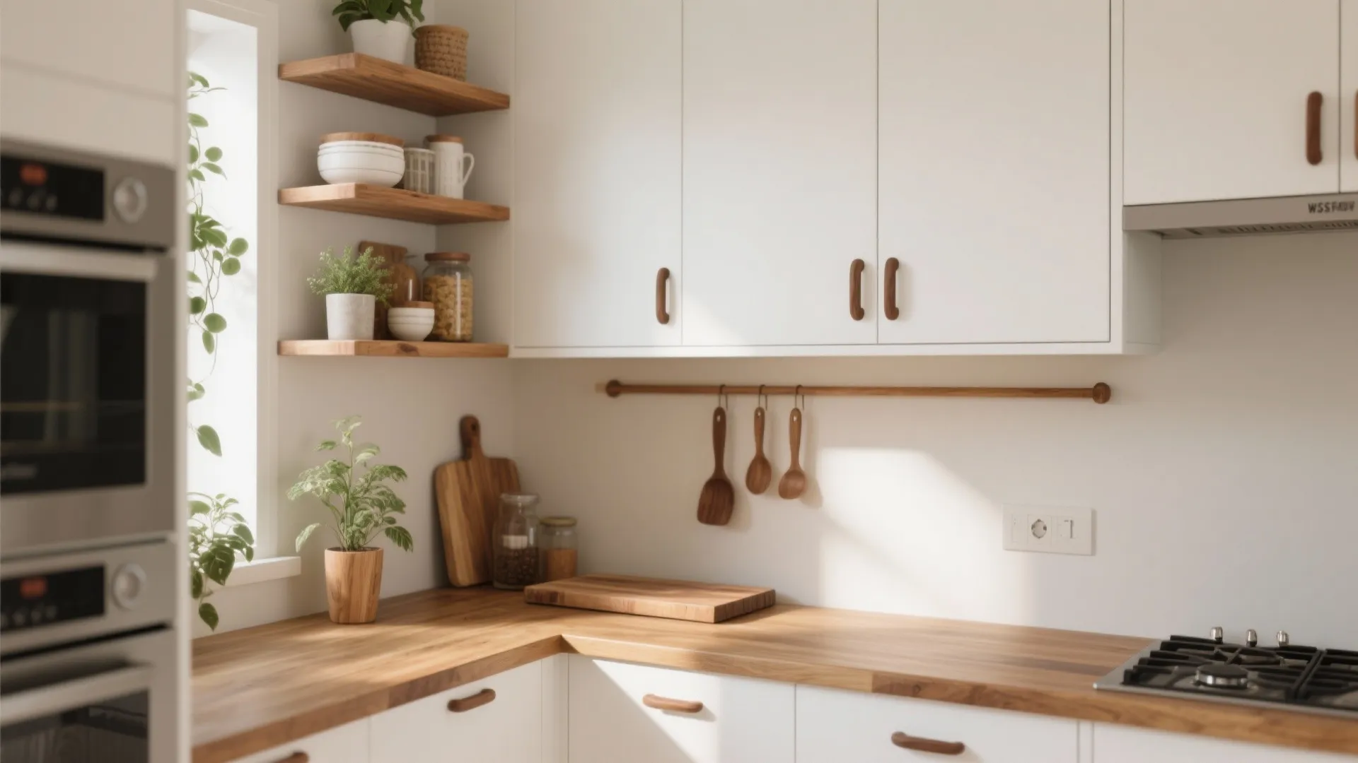 Warm Wood Accents for Texture and Comfort