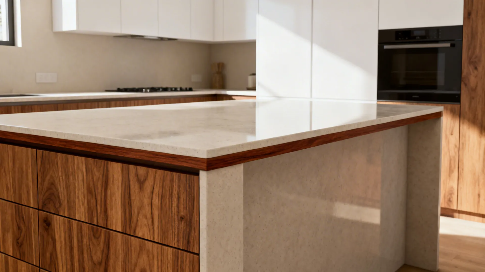 Warmth with wood accents (without darkening)