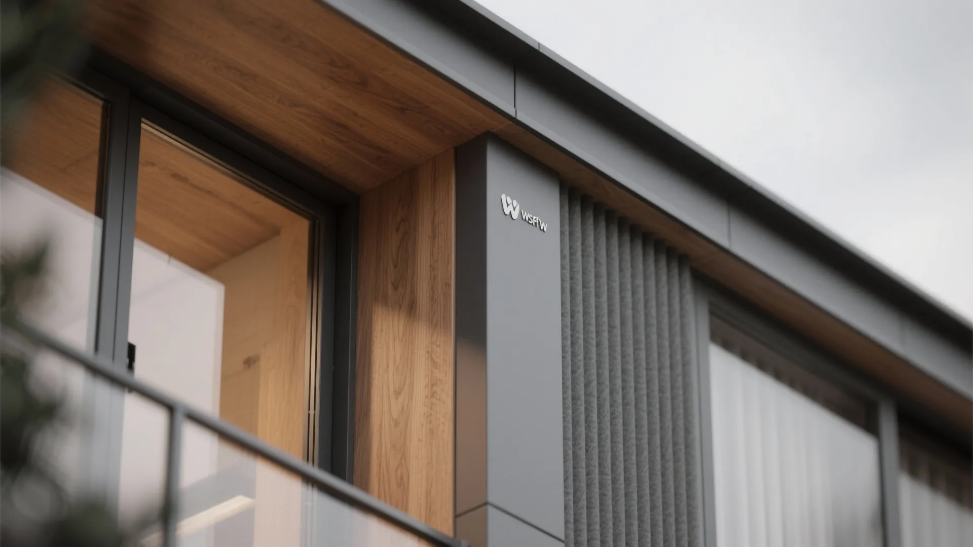 Wood–aluminum composites and acoustic glazing for urban comfort