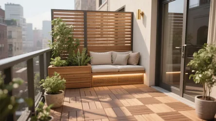 5 Balcony Design Ideas with Wood
