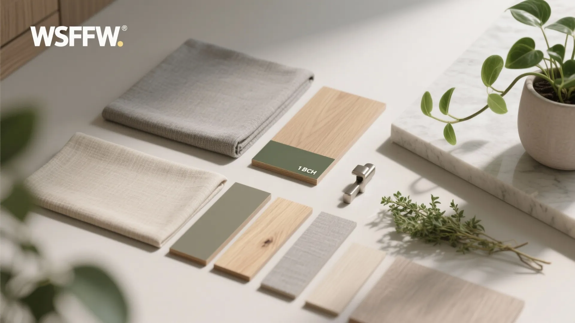 Warm wood elements and biophilic calm