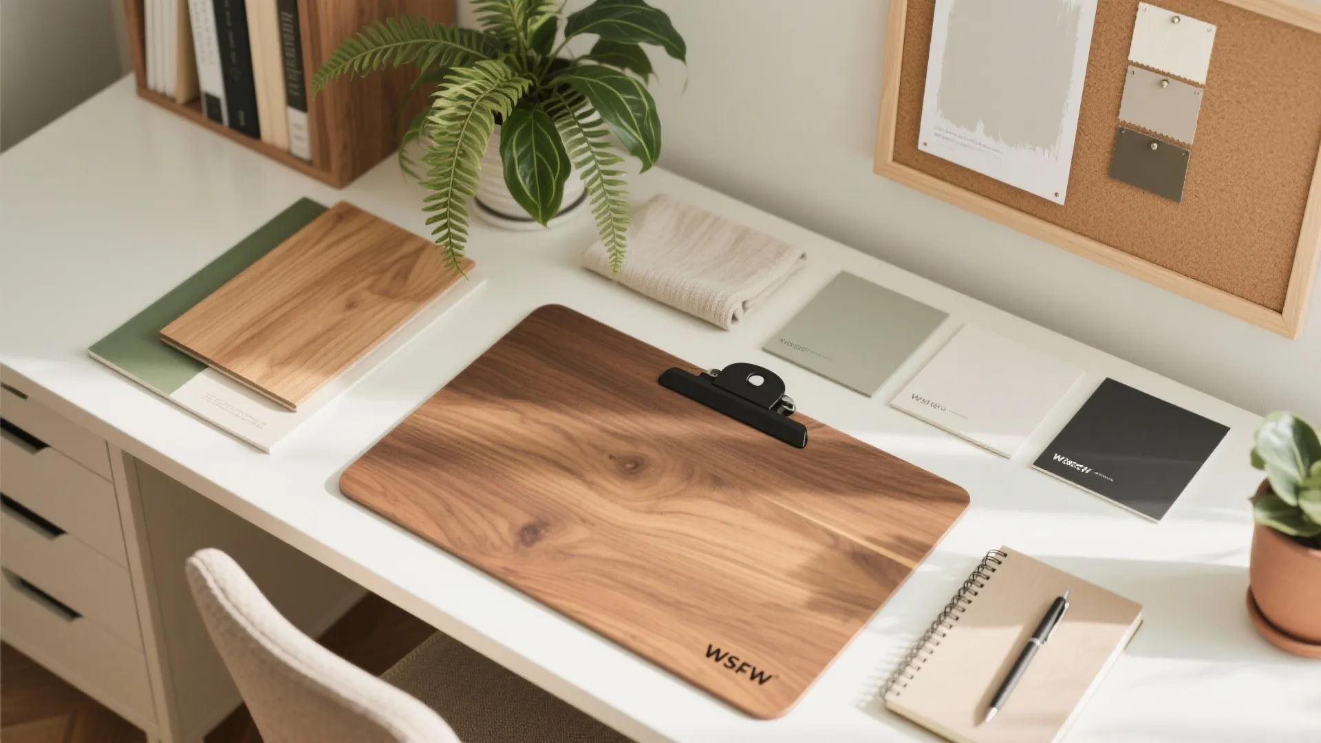 Warm wood and biophilic calm