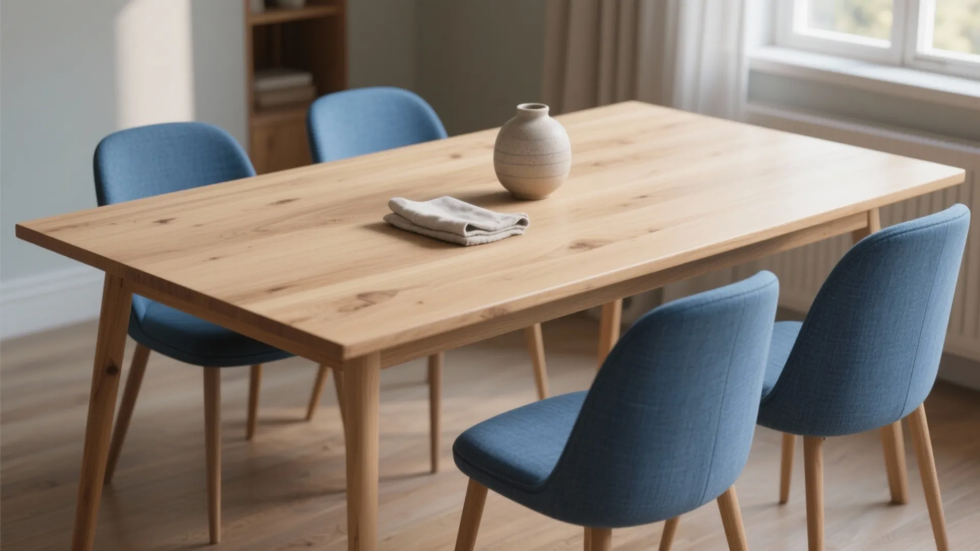 1. Mix wood tones for warmth