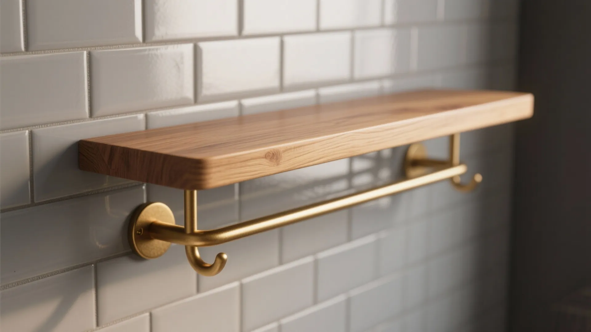 4. Add Warmth with Wood or Brass Accents