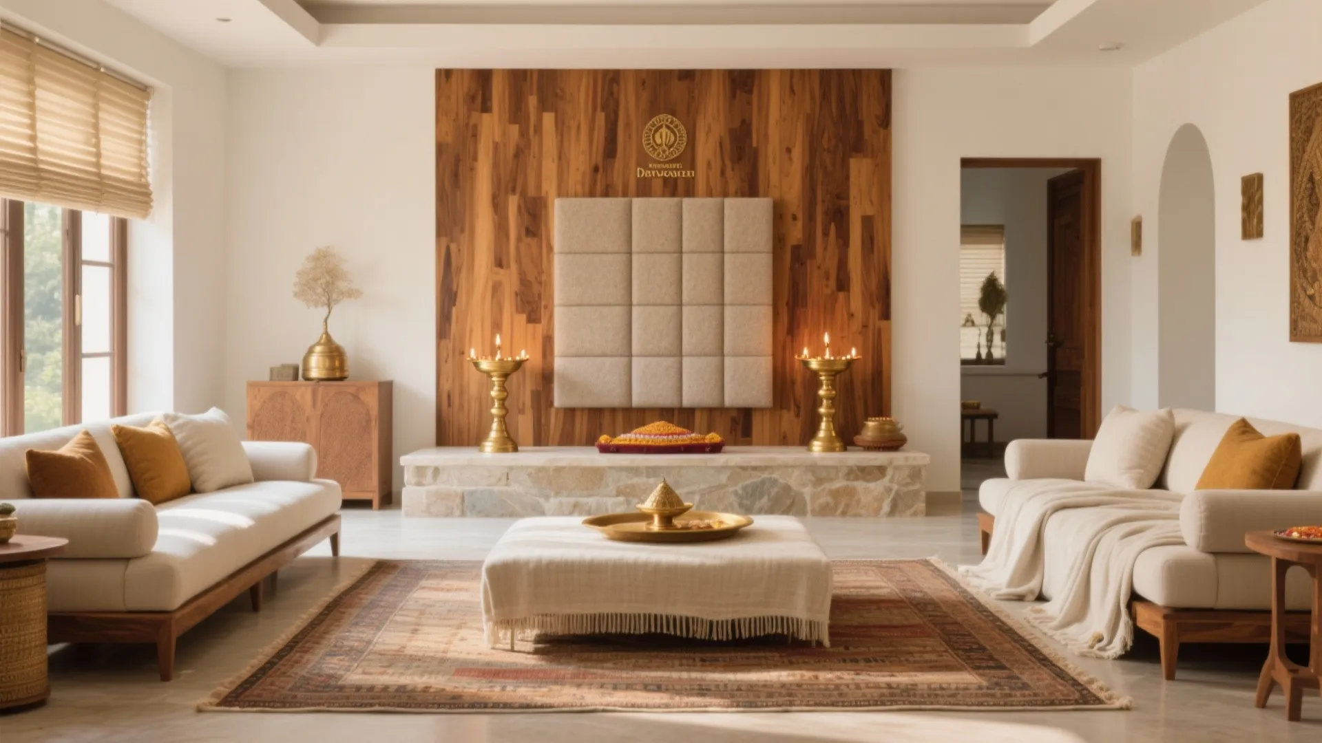 Warm Wood And Brass With Acoustic Comfort