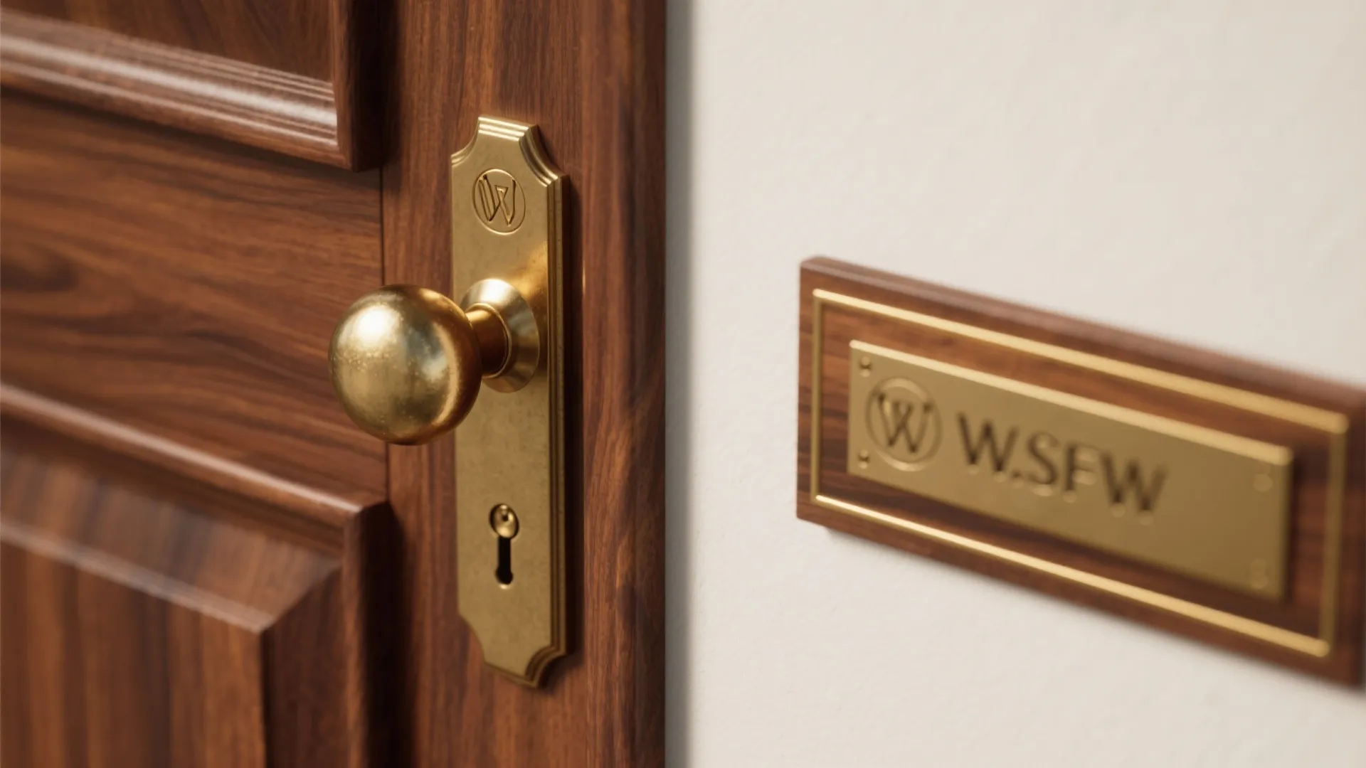 Wood-and-Brass Entry Detailing as the Face of Your Home